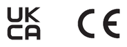 UKCA and CE conformity marks.